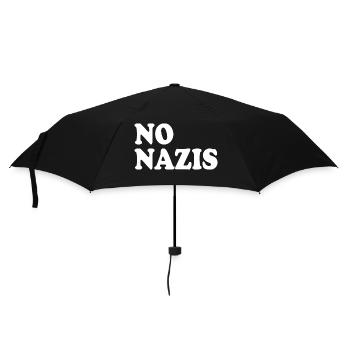 Pas de nazis - Parapluie standard - noir - Devant