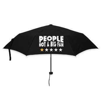 People- Not a big fan - Umbrella (small) - black - Front