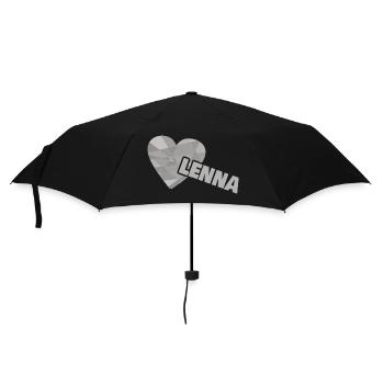 Lenna comme amour - Parapluie standard - noir - Devant