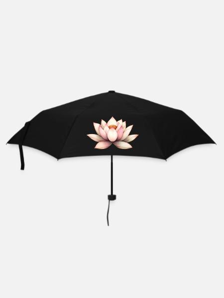 Fleur de lotus - Parapluie standard - noir