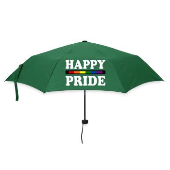 Happy pride - Parapluie standard - vert bouteille - Devant