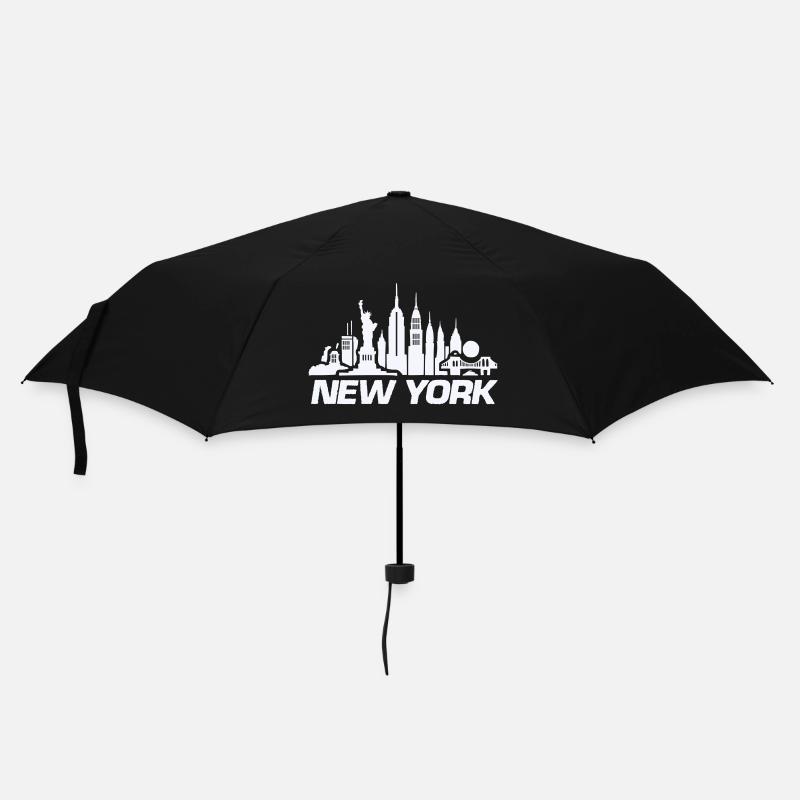 new york skyline ny - Regenschirm (klein) - Schwarz