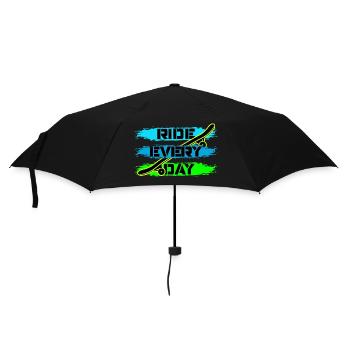 Skate - Regenschirm (klein) - Schwarz - Vorne
