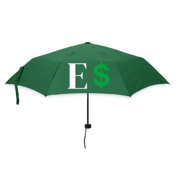 Buchstabe E Dollar - Regenschirm (klein) - Flaschengrün - Vorne