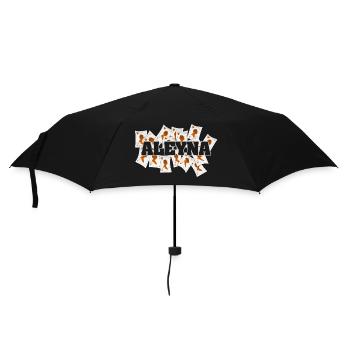 Aleyna als Vegas - Regenschirm (klein) - Schwarz - Vorne