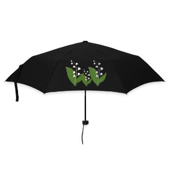 Lily of the Valley Three-pack - Umbrella (small) - black - Front