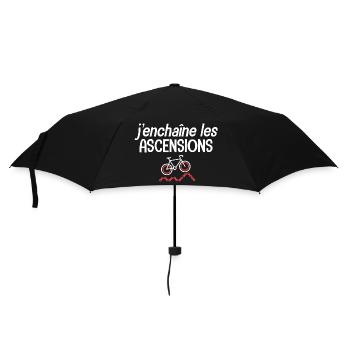 T-shirt Cyclisme Humour Cadeau Grimpeur Vélo - Parapluie standard - noir - Devant