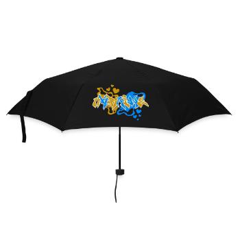 Ukraine Graffiti - Parapluie standard - noir - Devant