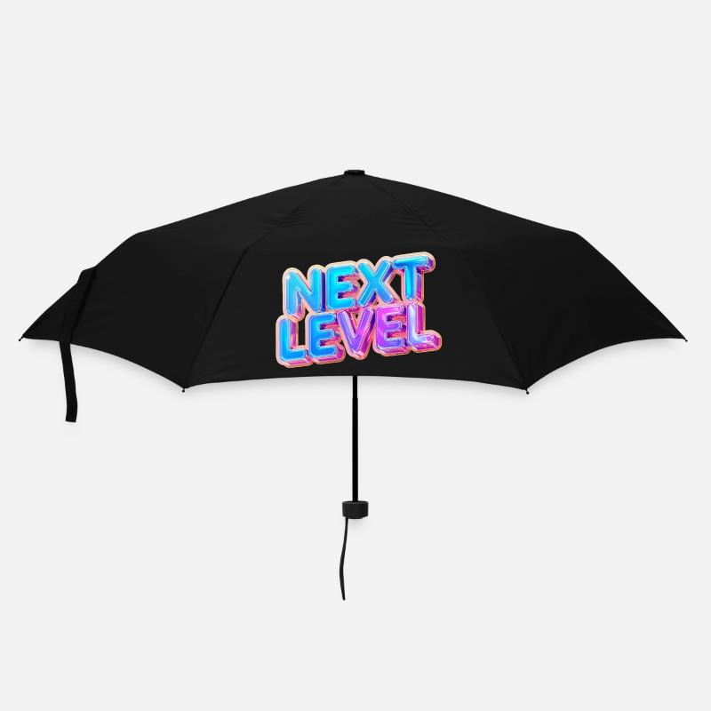 Next Level 3D Text — Bold Gradient Design - Umbrella (small) - black