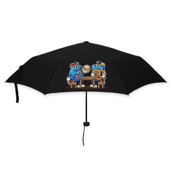 Meme 67 Six Seven 6 7 Italian meme - Umbrella (small) - black - Front