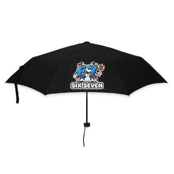 67 Six Seven Meme Costume Carnival Carnival 6 7 - Umbrella (small) - black - Front