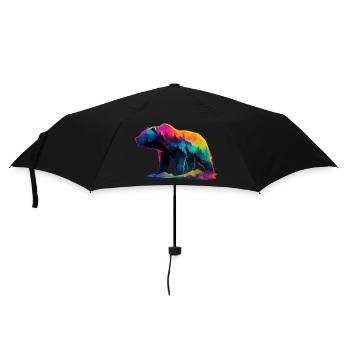 Bear In The Mountains  - Umbrella (small) - black - Front
