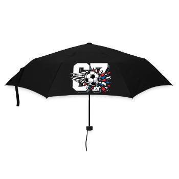 67 Football Six Seven Gen Alpha Viral Trend - Umbrella (small) - black - Front