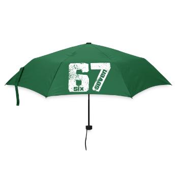 67 Six Seven - Regenschirm (klein) - Flaschengrün - Vorne