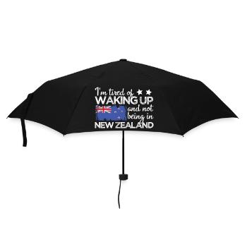 I'm Tired Waking Up Not Being In New Zealand - Umbrella (small) - black - Front