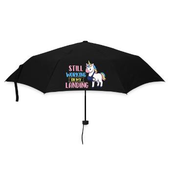 Still Working On My Landing Arm Recovery - Umbrella (small) - black - Front