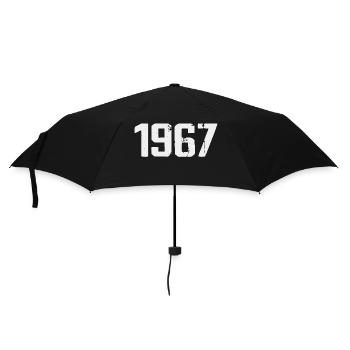 Legendär seit 1967, Vintage 1967, Retro 1967 - Regenschirm (klein) - Schwarz - Vorne