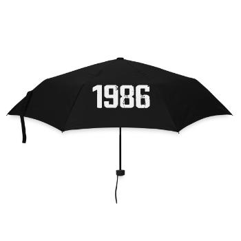 Legendary Since 1986 Vintage 1986 Retro 1986 - Umbrella (small) - black - Front