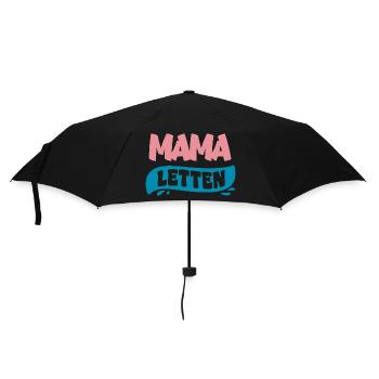 Mama Letten Badeschlappen für Mama - Regenschirm (klein) - Schwarz - Vorne