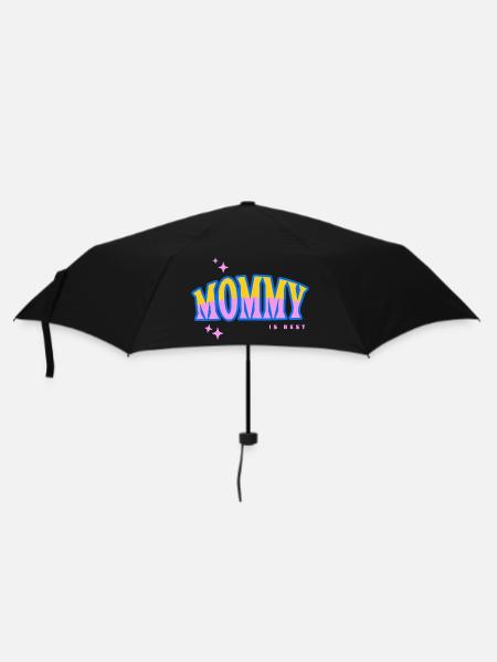 Mommy Is Best Pop Art Design - Umbrella (small) - black