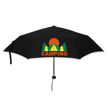 camping - Umbrella (small) - black - Front