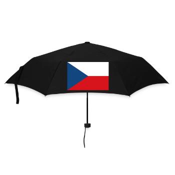 Drapeau de la République tchèque - Parapluie standard - noir - Devant