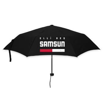 Samsun 55 Turkey Turkiye Gift Holiday TR Turk - Umbrella (small) - black - Front