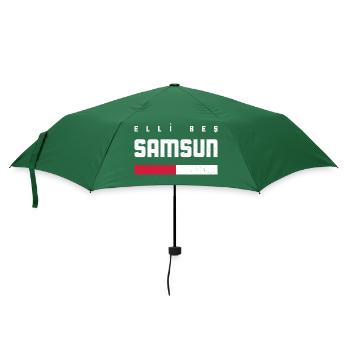 Samsun 55 Türkei Turkiye Geschenk Urlaub TR Türk - Regenschirm (klein) - Flaschengrün - Vorne