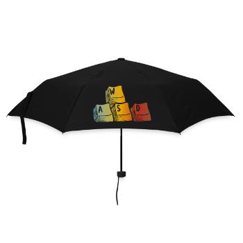 WASD gaming - Umbrella (small) - black - Front
