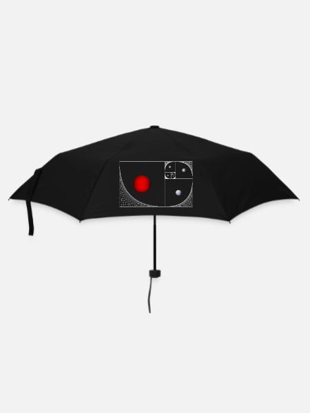 Fibonacci Snail - Umbrella (small) - black