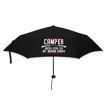 CAMPER - Regenschirm (klein) - Schwarz - Vorne