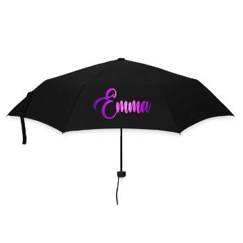 Emma - Regenschirm (klein) - Schwarz - Vorne