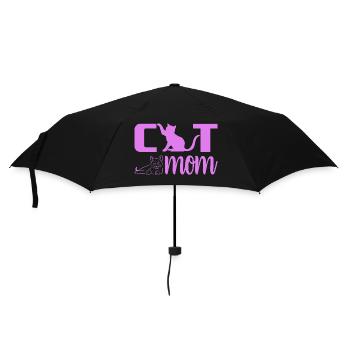 Cats Mama Cats Grandma Grandmother Mother Mom Cat - Umbrella (small) - black - Front