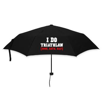 I DO TRIATHLON - Umbrella (small) - black - Front