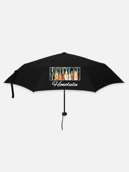 hawaii honolulu - Regenschirm (klein) - Schwarz