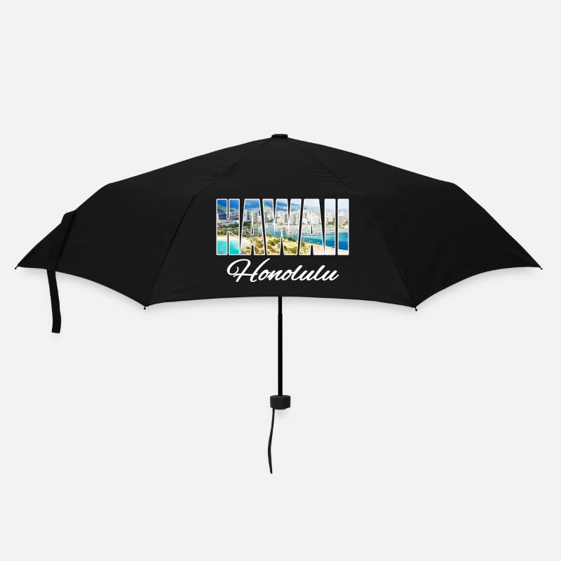 hawaii honolulu - Regenschirm (klein) - Schwarz