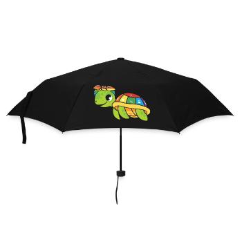 Turtle Sea Turtle Sea Water LGBTQ+ - Umbrella (small) - black - Front