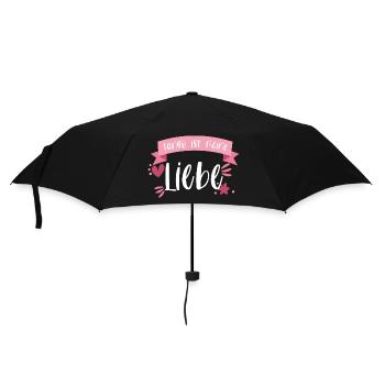 Tango ist meine Liebe! Tänzerin tanzen Geschenk - Regenschirm (klein) - Schwarz - Vorne