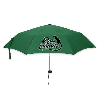 Rats are Friends - Ratten sind Freunde - Umbrella (small) - bottlegreen - Front