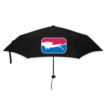 Taucher Tiefsee Meer schnorcheln lustig Geschenk - Regenschirm (klein) - Schwarz - Vorne