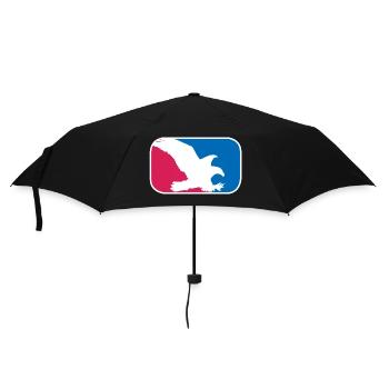 Adler Eagle Wildlife Raubvogel lustige Geschenk - Regenschirm (klein) - Schwarz - Vorne