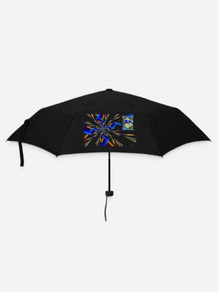 abstract Bitcoin 2 - Umbrella (small) - black