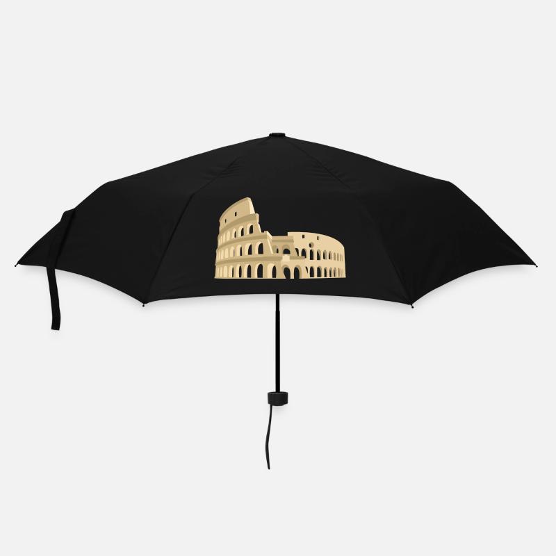 Koloseum - Regenschirm (klein) - Schwarz