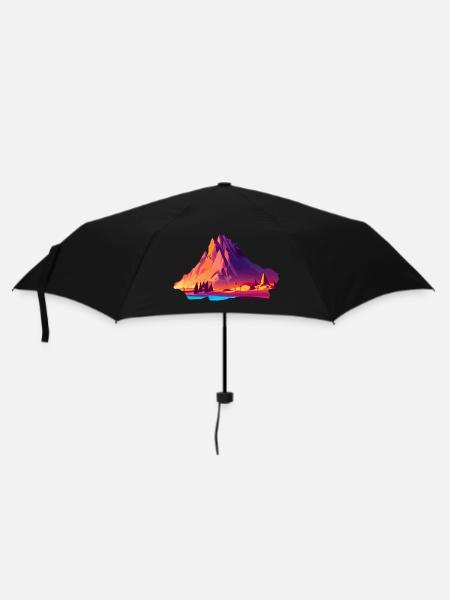 Mountain hikers Mountain hiking Hiking Hiking Hike - Umbrella (small) - black