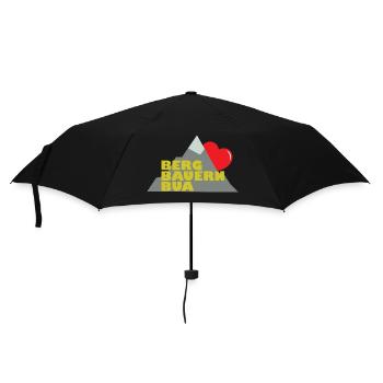 Lustiger Spruch Witzig Humor Geschenkidee - Regenschirm (klein) - Schwarz - Vorne