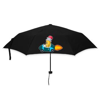 Bleistift Auto - Regenschirm (klein) - Schwarz - Vorne