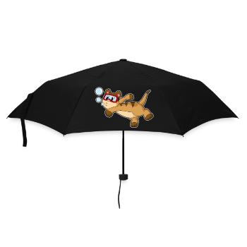 Plongeon de plongée de suricate plongeon de nage - Parapluie standard - noir - Devant
