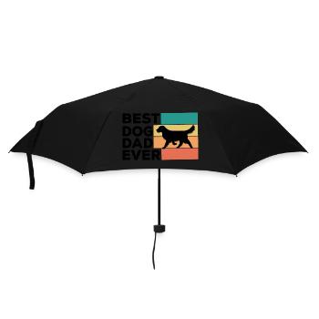 Dog Hund - Regenschirm (klein) - Schwarz - Vorne