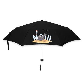 Moin Seal Seagull Beach - Parapluie standard - noir - Devant