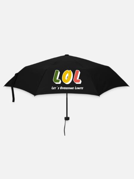LOL - Let's Overcome Limits - Umbrella (small) - black